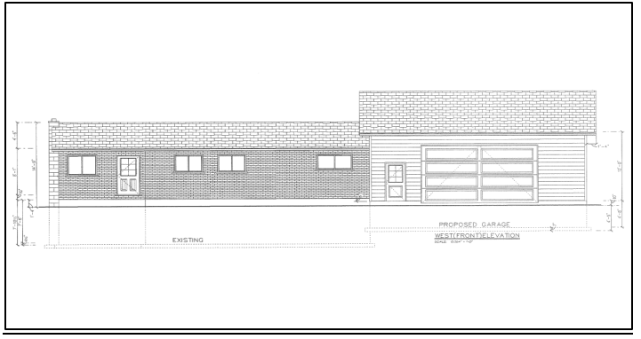 proposed front elevation