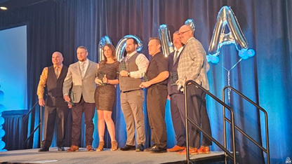 OCWA Staff accept award